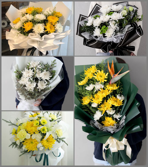 贵州毕节市七星关区阴底乡踏石朗村白事花束代送